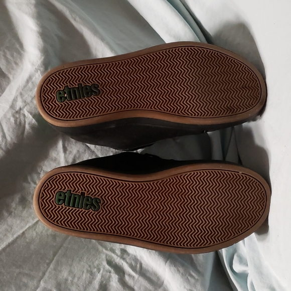 Vintage Y2K Etnies Black and Green Men's Size 8.5 - Picture 8 of 14